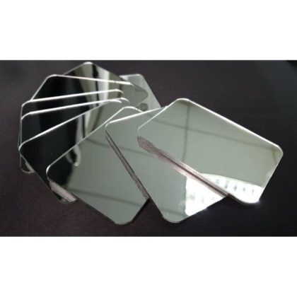 Plastic Mirror. Light in weight and safer compare to glass. Pocket size.