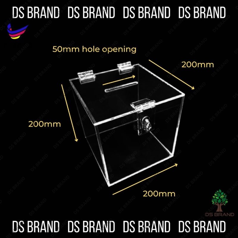 🔥READY STOCK🔥Donation Box / Tabung Derma / Money Box / Tabung Duit / Charity Box Ready Stock Size (200mm) - Image 13