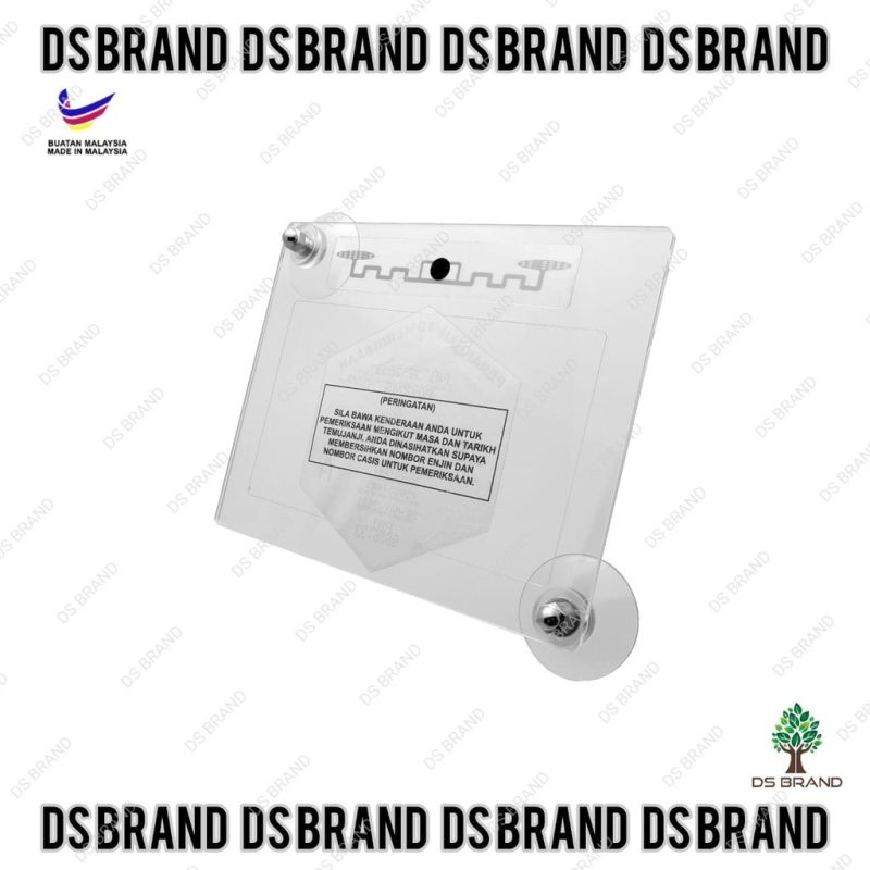 2 in 1 Car Roadtax / Puspakom + RFID Holder 2 Suction cups / 路税和RFID架 / Pemegang Road Tax + RFID Kereta / ROADTAX HOLDER - Image 2