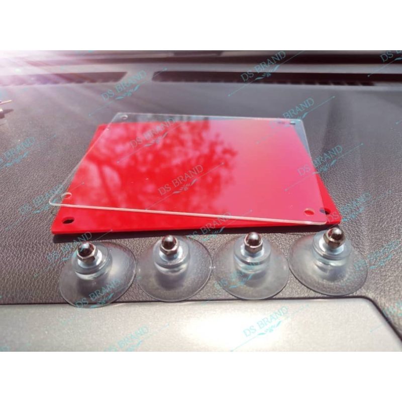 🔥COLOR Road Tax Holder🔥 Ready Stock( 路税贴纸架 ) Car Roadtax Holder 4 Suction Cup / Acrylic Car Road Tax Holder/Puspakom - Image 7