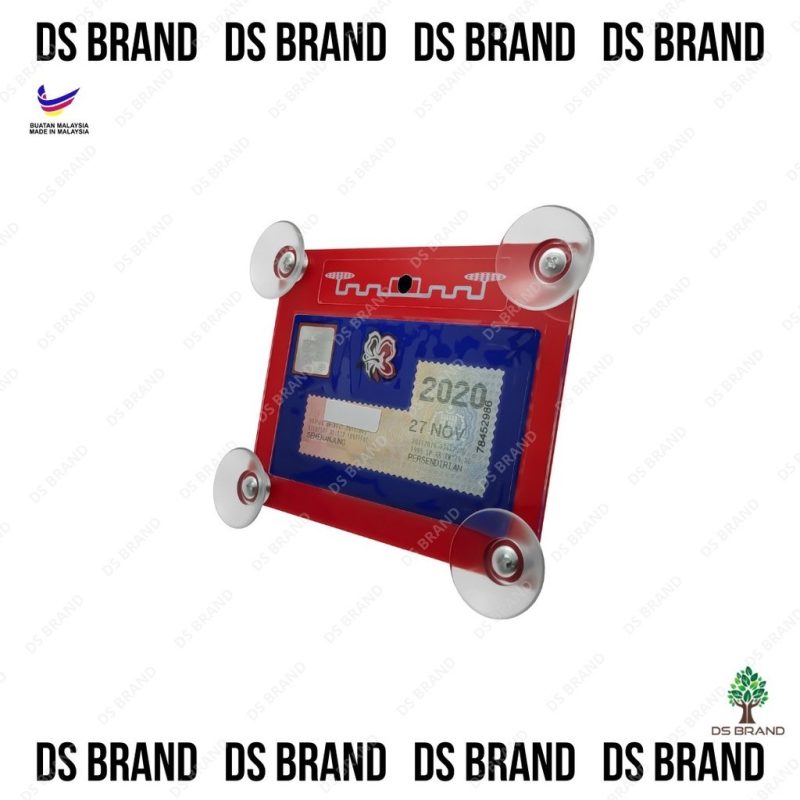 Color 2 in 1 Car Roadtax / Puspakom + RFID Holder 4 Suction cups / Pemegang Road Tax + RFID Kereta / ROADTAX HOLDER - Image 19