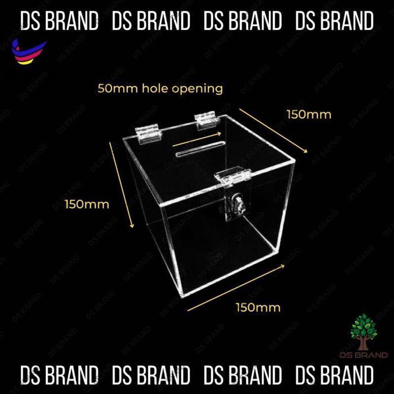 🔥READY STOCK🔥Donation Box / Tabung Derma / Money Box / Tabung Duit / Charity Box 120mm / 150mm / 200mm / 250mm / 300mm - Image 11