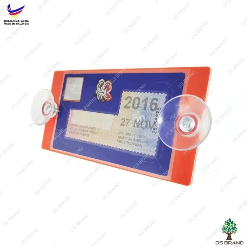 Color Small Roadtax Holder with 2 Suction Cup (Compact Design) Ready Stock - Image 10