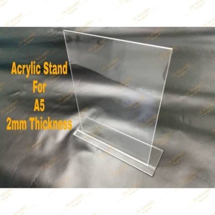 Acrylic Sheet 2mm A5 Stand