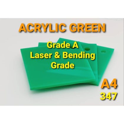 Acrylic Sheet Colour Green A4 Size 2mm