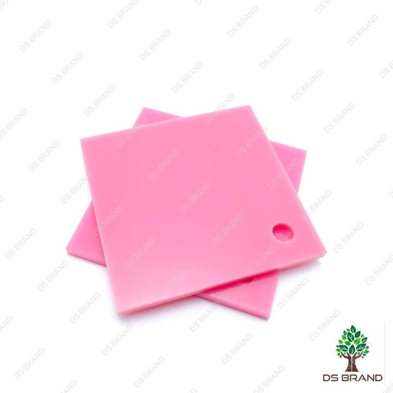 2mm A4 Acrylic Pink Sheet - Image 3