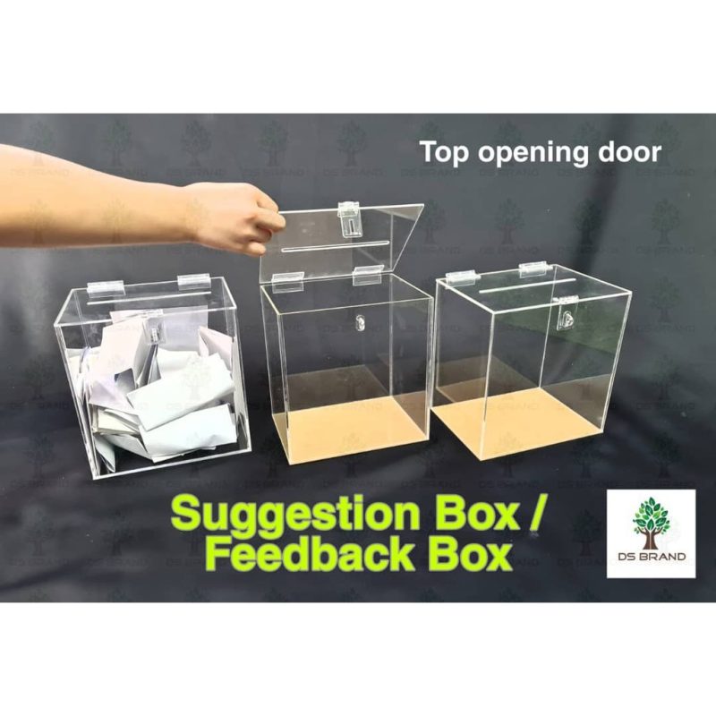 Suggestion Box / Feedback Box / Peti Cadangan / Charity Box