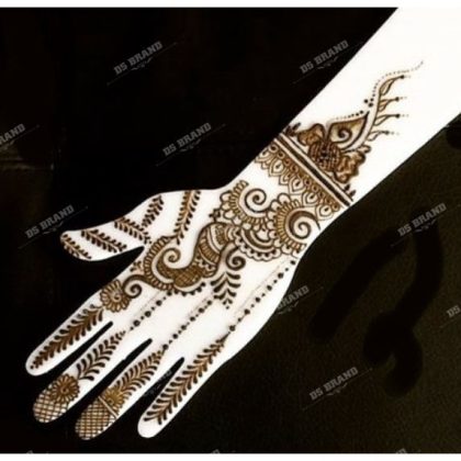 Acrylic Practice Henna/Inai Hand Template (Can Reusable)