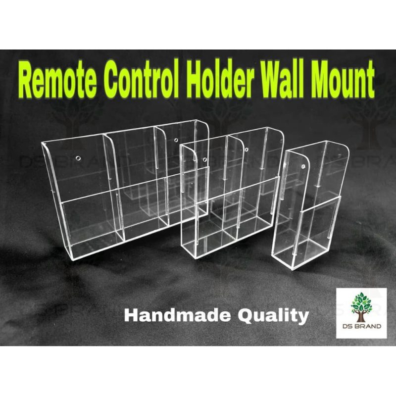 Acrylic Air Conditioner / TV / Multipurpose Remote Control Holder Wall Mount. Universal Size Wall Holder - Image 6