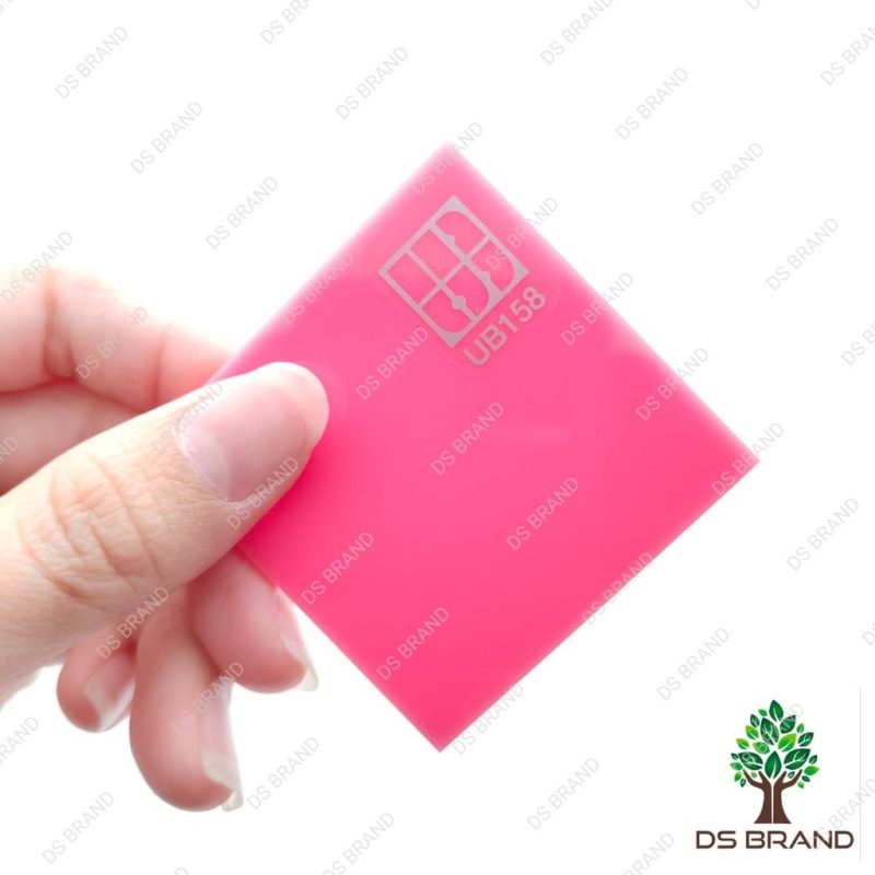 2mm A4 Acrylic Pink Sheet - Image 2