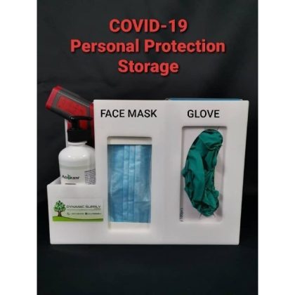 🔥READY STOCK🔥Face Mask, Glove, Hand Sanitizer, Thermometer ; PPE Organizer Tray
