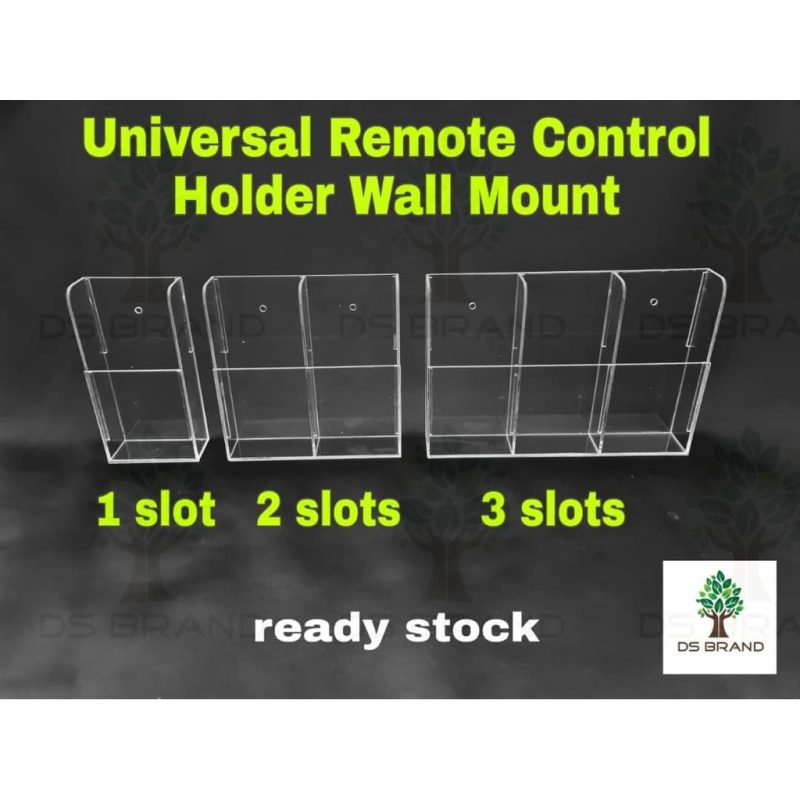 Acrylic Air Conditioner / TV / Multipurpose Remote Control Holder Wall Mount. Universal Size Wall Holder - Image 5