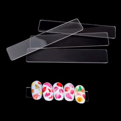 🔥READY STOCK🔥Nail Art Design Display Stand Training Tools Clear False Nail  Display Holder For Nail Decoration