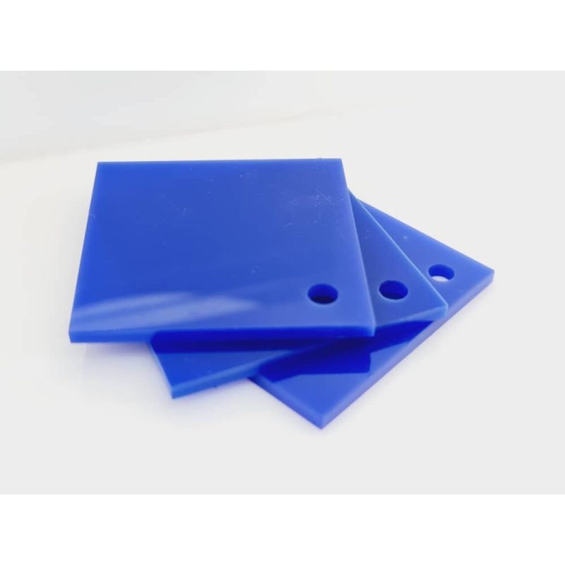 Acrylic Sheet Colour Blue A4 2mm - Image 3