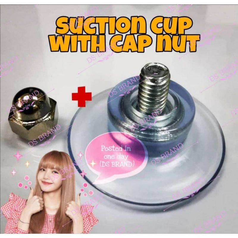 🔥Ready Stock🔥 NEW Suction Cup Screw Come With Cap Nut, Suction Cup Cheap (螺絲吸盤) - Image 2