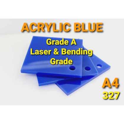 Acrylic Sheet Colour Blue A4 2mm