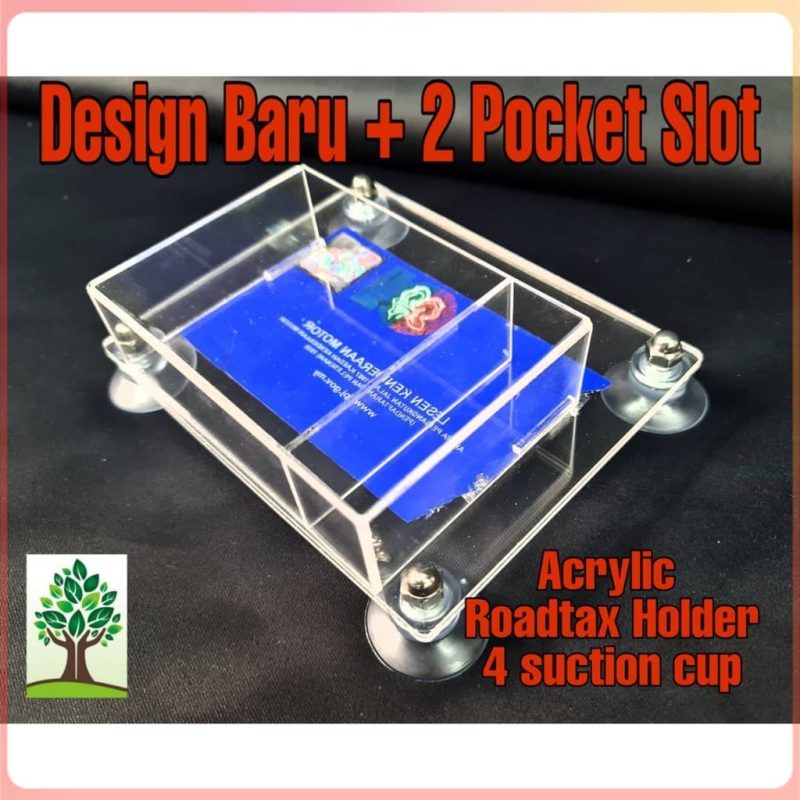 ⭐READY STOCK⭐ Road Tax Holder With 2 Slots Pocket/Car Roadtax Holder/Puspakum Lori Holder