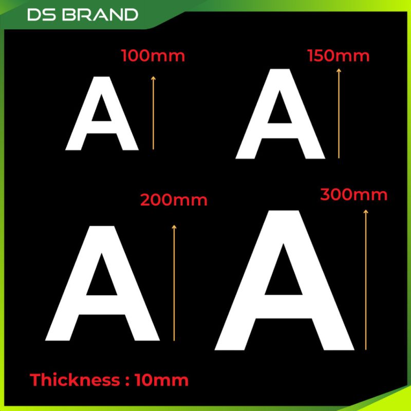 3D Alphabet & Number PVC Foam Font DIY - M - Image 6
