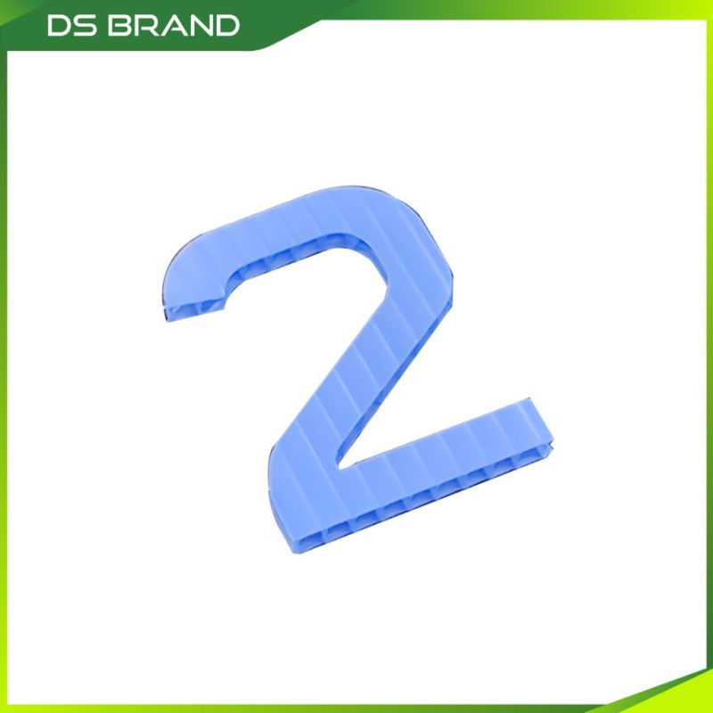 PP Corrugated 3D DIY / Size 200mm H, 300mm H / PP Corrugated Alphabet & Number / Wall Decoration / PM US FOR COLOUR M - Image 11