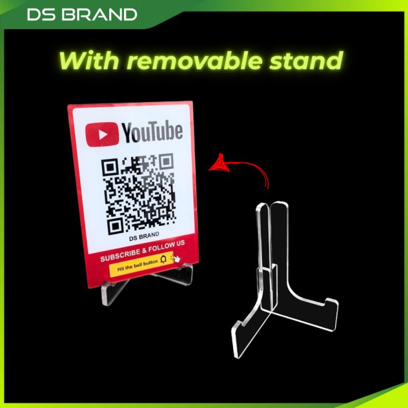 Papan Kod QR / QR Code Rating Review Board / Acrylic UV Printing - DS Brand M - Image 4