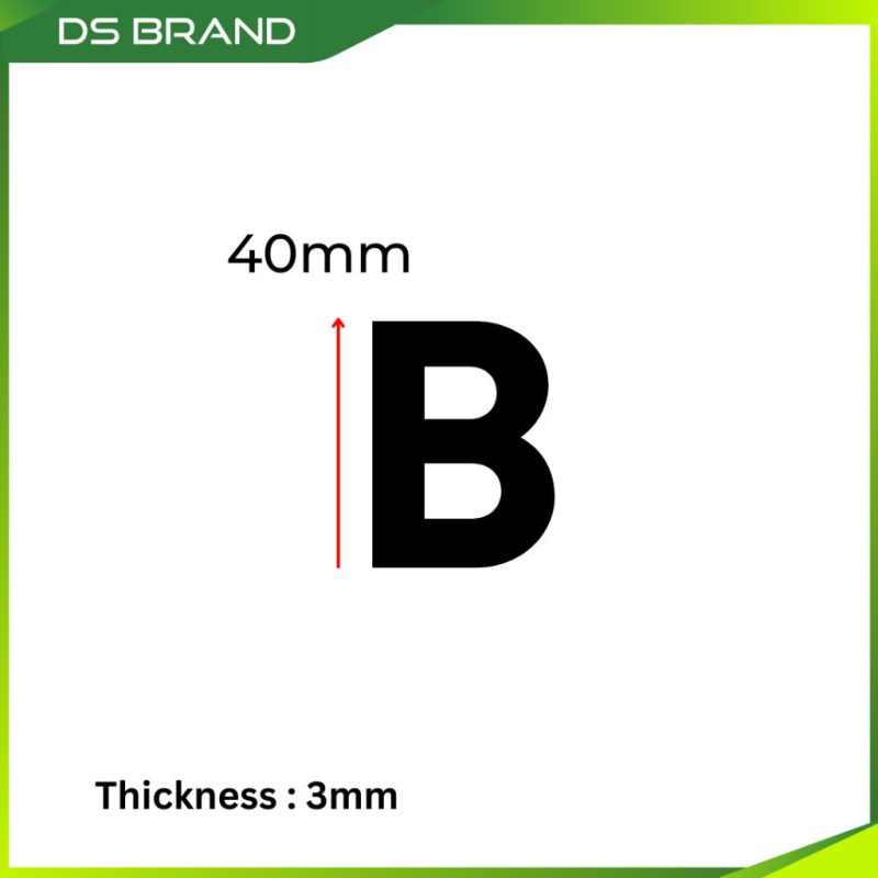 PP Corrugated 3D DIY / Size 200mm H, 300mm H / PP Corrugated Alphabet & Number / Wall Decoration / PM US FOR COLOUR M - Image 9