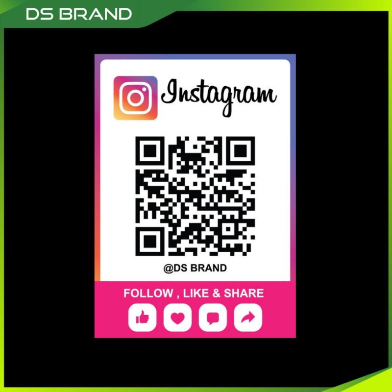 Papan Kod QR / QR Code Rating Review Board / Acrylic UV Printing - DS Brand M - Image 8