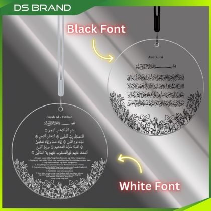 Hiasan Gantungan Kereta/ Hanging Car Pendant Islamik / Car Accessories / Hiasan Gantung Kereta M