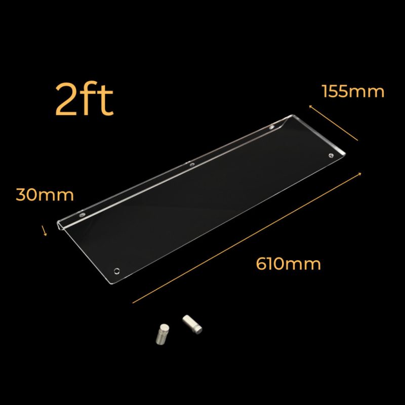 Acrylic Rak Buku Dinding / Wall Book Shelf M - Image 8