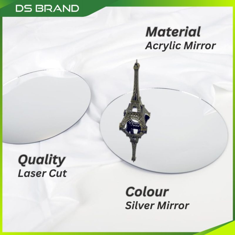 Cermin Akrilik Bulat untuk Fotografi Produk / Circle Round Acrylic Mirror for Product Photography / DS Brand M - Image 4