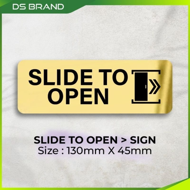 Signage Pejabat & Kedai/ Engrave Signage Push Pull Tolak Tarik Press Bell Office Door Sign Wall Sign - Image 12
