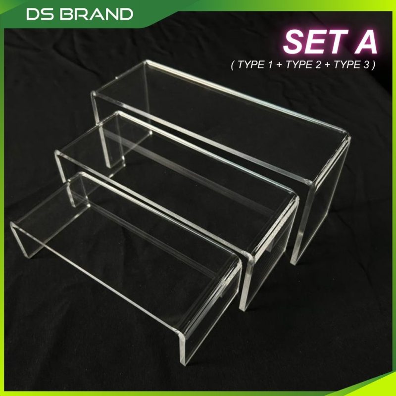 Paparan Akrilik Bentuk-U/Bentuk-N, Rak Paparan Kasut / Buku & Koleksi Hiasan — Acrylic U-Shape/N-Shape Display Stand - - Image 12