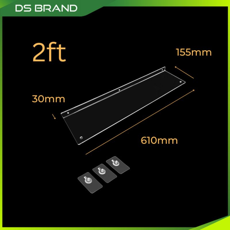 Toilet Acrylic Wall Shelf - Image 8