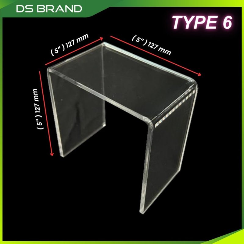 Paparan Akrilik Bentuk-U/Bentuk-N, Rak Paparan Kasut / Buku & Koleksi Hiasan — Acrylic U-Shape/N-Shape Display Stand - - Image 15