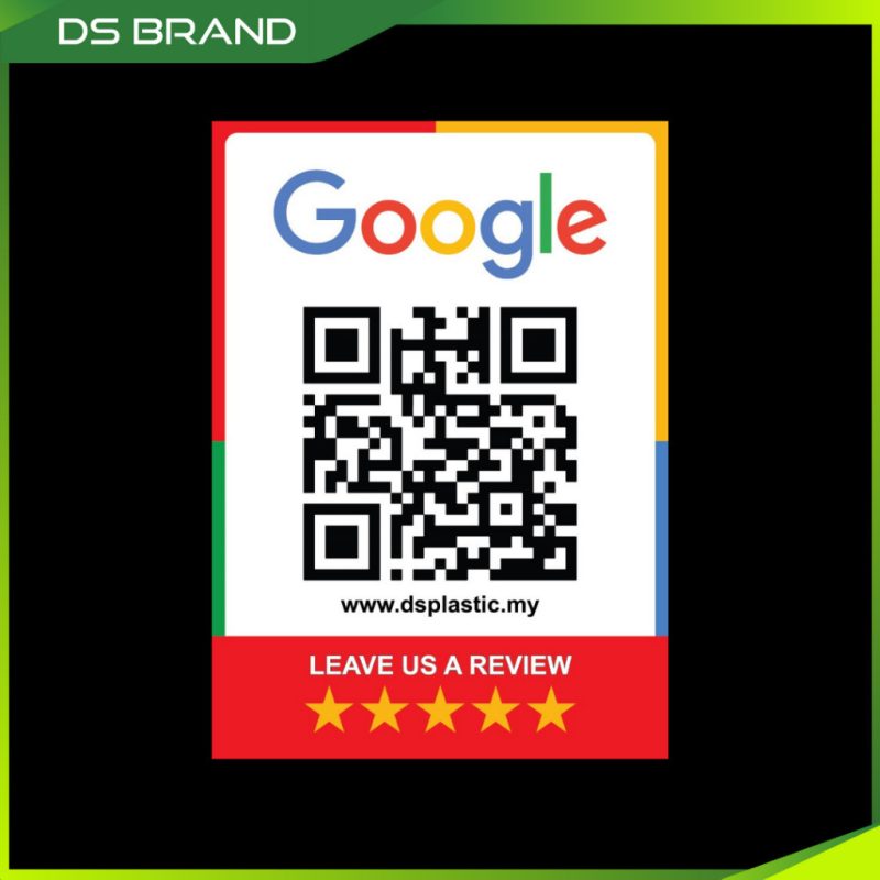 Papan Kod QR / QR Code Rating Review Board / Acrylic UV Printing - DS Brand M - Image 7