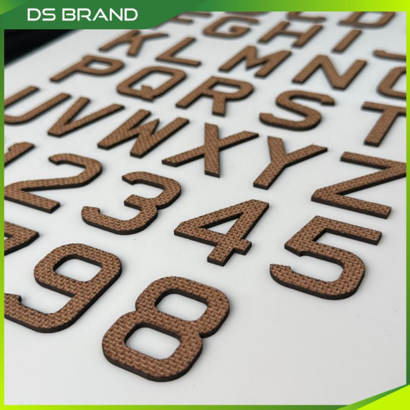 Huruf Kayu 3D DIY / Size 40mm H, 60mm H, 100mm H, 150mm H, 200mm H, 300mm H / Hardboard Alphabet & Number / Wall Decoration / DS Brand M - Image 3