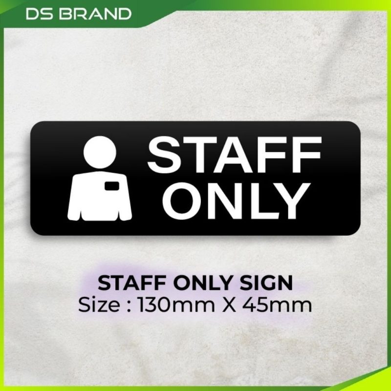 Signage Pejabat & Kedai/ Engrave Signage Push Pull Tolak Tarik Press Bell Office Door Sign Wall Sign - Image 16