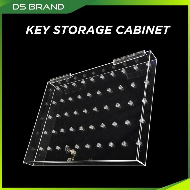 Kabinet Simpanan Kunci 50 slot / Key Storage Cabinet / 50 Slots Wall Mount / Come With Front Opening Door & Keylock - Image 2