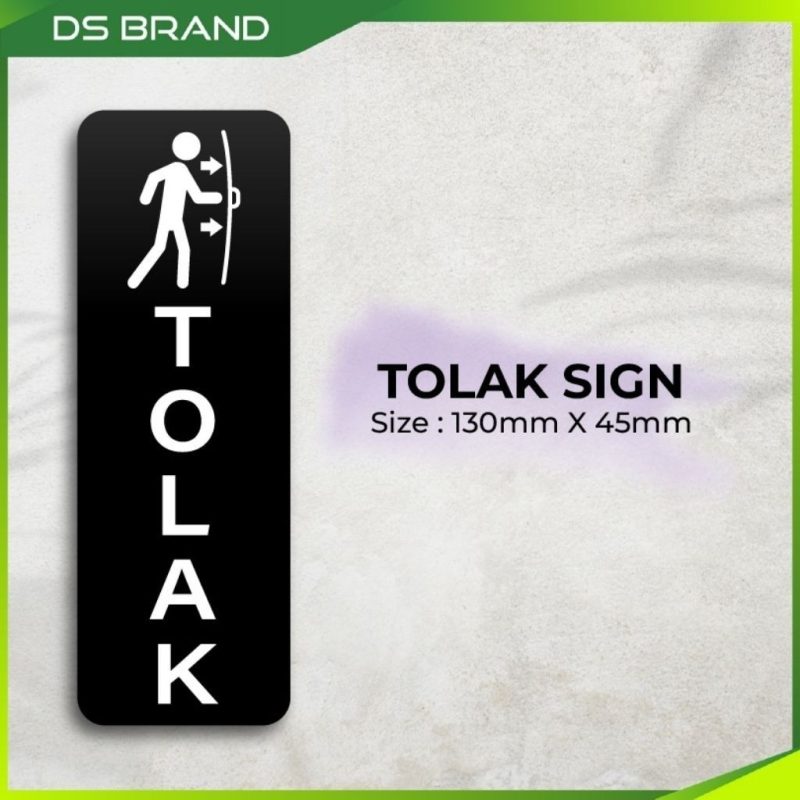 Signage Pejabat & Kedai/ Engrave Signage Push Pull Tolak Tarik Press Bell Office Door Sign Wall Sign - Image 4
