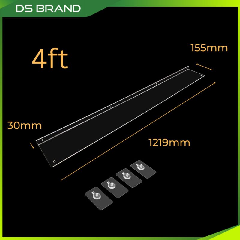Toilet Acrylic Wall Shelf - Image 9
