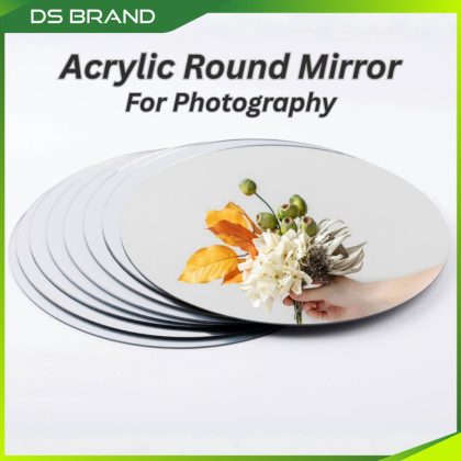 Cermin Akrilik Bulat untuk Fotografi Produk / Circle Round Acrylic Mirror for Product Photography / DS Brand M