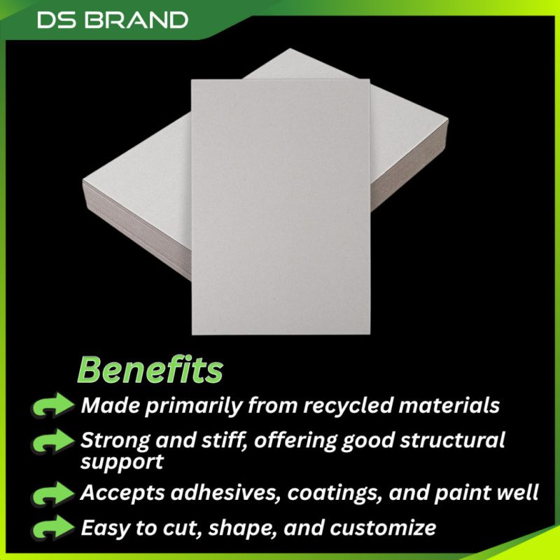 Kadbod Tebal / DIY Grey ChipBoard / Hard Card Board / Thick Cardboard / Papan Kad Keras - DS Brand M - Image 3