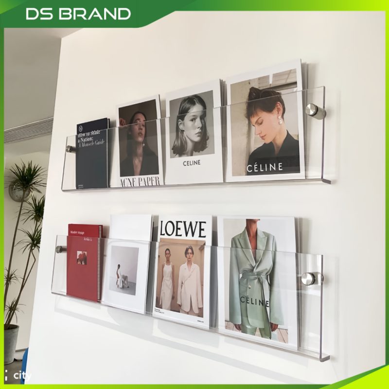 Acrylic Rak Buku Dinding / Wall Book Shelf M - Image 4