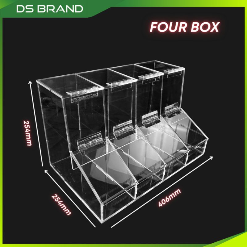 Petak Paparan Dispenser Gula-Gula / Candy Dispenser Display Compartment / Dry Food / Nut / Cereal Dispenser/DS Brand M - Image 7