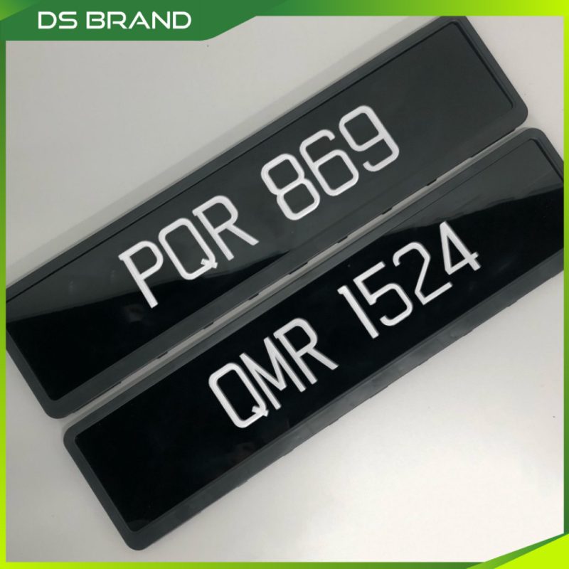 Nombor 3D Plate Kereta KS Jernih Kurus / Car 3D Crystal Number Plate KS Slim Thin / Lebih Quality dengan Tebal 5mm M - Image 6