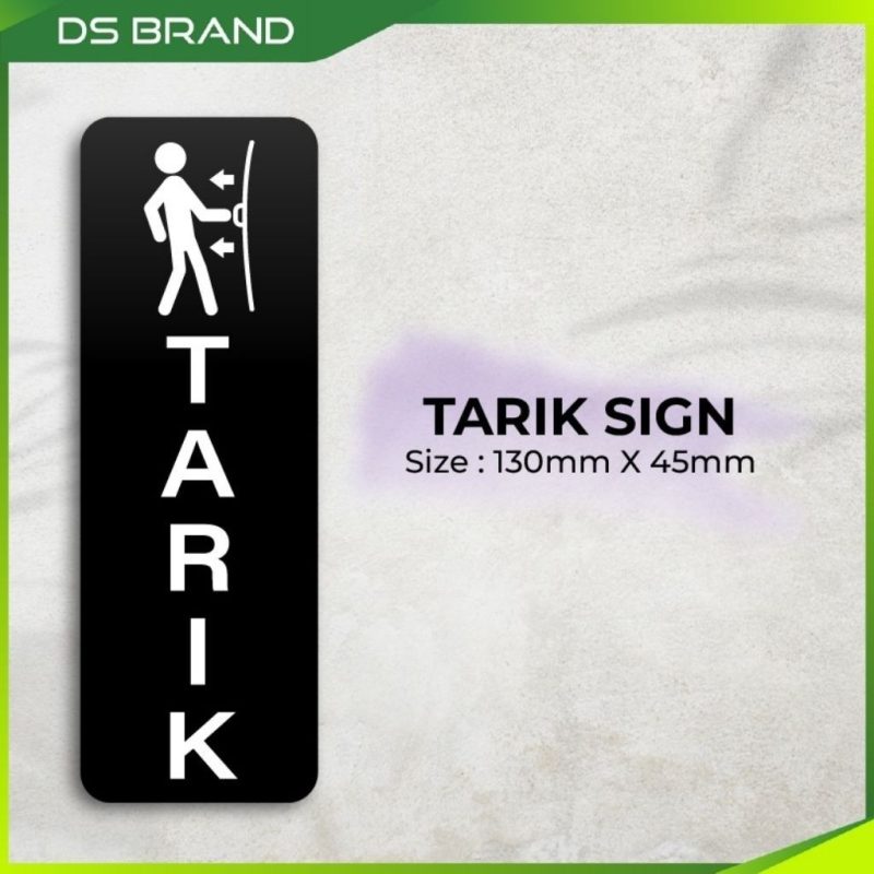 Signage Pejabat & Kedai/ Engrave Signage Push Pull Tolak Tarik Press Bell Office Door Sign Wall Sign - Image 13