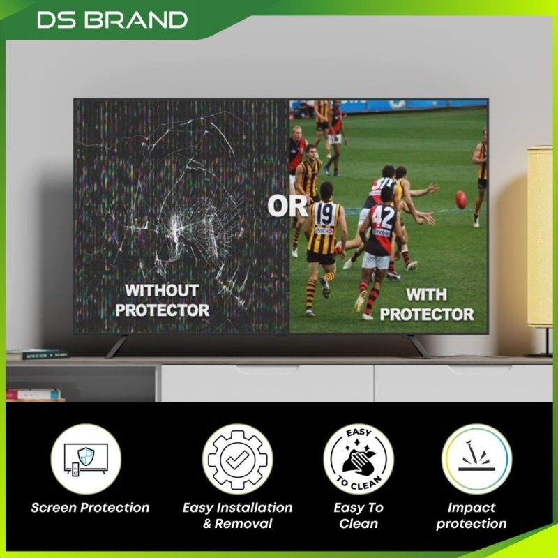 Pelindung Skrin TV Akrilik/Acrylic Jenis Flat / Flat Type Tv Screen Protector untuk 32 40 Inch Smart Tv [AF] - Image 2