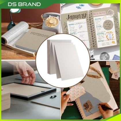 Kadbod Tebal / DIY Grey ChipBoard / Hard Card Board / Thick Cardboard / Papan Kad Keras - DS Brand M