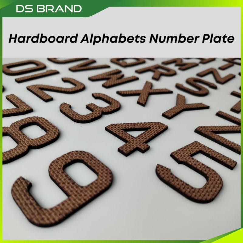 Huruf Kayu 3D DIY / Size 40mm H, 60mm H, 100mm H, 150mm H, 200mm H, 300mm H / Hardboard Alphabet & Number / Wall Decoration / DS Brand M